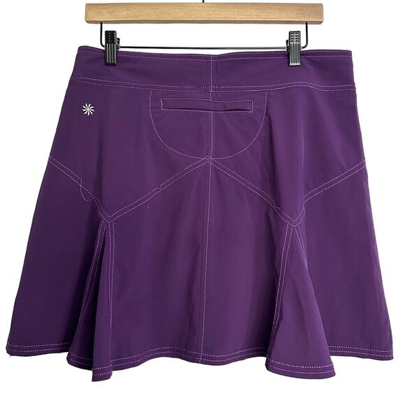Athleta Purple Athletic All Terrain Skirt with Pockets Size 10 - Picture 2 of 10